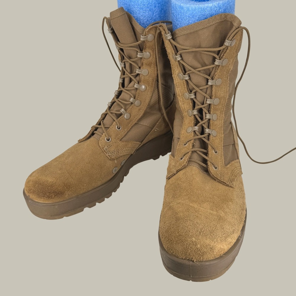 McRae 798 Combat Boots Men 12.5R Coyote Hot Weather Army Vibram Made USA 2016